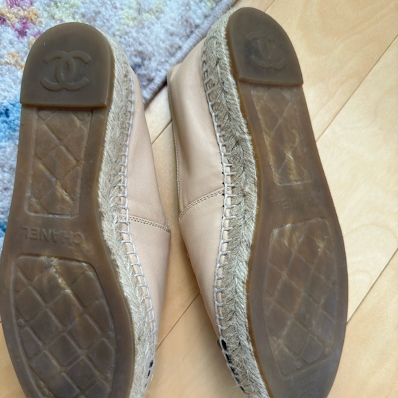 Chanel espadrilles beige & black size 35 (fits 6) - Picture 7 of 7